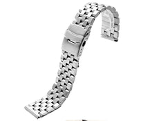 Load image into Gallery viewer, Silver Steel Bracelet strap for all Breitling watches.