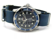 Load image into Gallery viewer, Handmade Leather NATO Strap for Omega Watches – 20mm 22mm