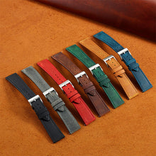 Load image into Gallery viewer, Beautiful Crazy Horse Leather with Soft Lining Watch Strap for All Watches