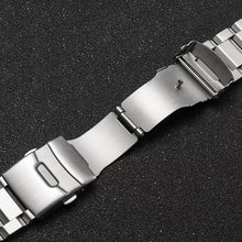 Load image into Gallery viewer, Premium Stainless Steel Watch Bracelet with Double Flip lock Clasp for Tissot Watches. 22mm