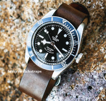 Load image into Gallery viewer, Handmade Leather NATO Strap for Tudor Watches – 20mm 22mm