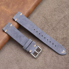 Load image into Gallery viewer, Vintage Leather Watch Strap for 18mm, 20mm & 22mm Watches – Handmade to Order