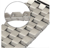 Load image into Gallery viewer, Ultimate solid stainless steel strap band for ALL 18mm 20mm 22mm 24mm watches