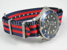 Load image into Gallery viewer, premium seatbelt nylon nato watch strap on omega seamaster