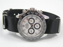 Load image into Gallery viewer, black premium nato watch strap