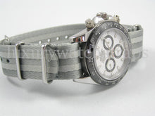 Load image into Gallery viewer, Ultimate Dense Twill Weave NATO® Double Grey strap for Tag Heuer Formula One Aqua-Racer Monaco Carrera 20mm 22mm (No Watch - Strap Only)