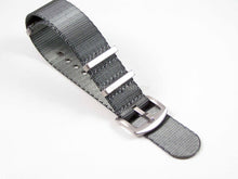 Load image into Gallery viewer, Ultimate Dense Twill™ NATO® strap for Omega Planet Ocean Watch 22mm Grey