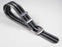 Load image into Gallery viewer, Dense Twill Premium NATO watch strap for ALL 20mm watches reverse bond
