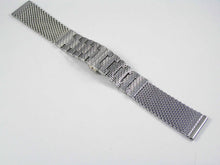 Load image into Gallery viewer, Steel mesh bracelet strap for Breitling watch 22mm 23mm Navitimer Montbrilliant Seawolf Skyracer Superocean - fits all 22mm 23mm watches