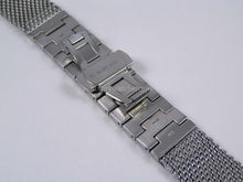 Load image into Gallery viewer, Steel mesh bracelet strap for Breitling watch 22mm 23mm Navitimer Montbrilliant Seawolf Skyracer Superocean - fits all 22mm 23mm watches