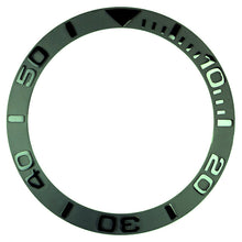 Load image into Gallery viewer, Custom made gun metal - dark grey Rolex bezel (bezels) for Seiko Divers Watch 6309 7002 7S26 SKX007 SKX009