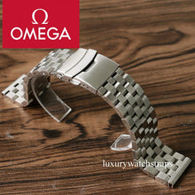 Load image into Gallery viewer, Ultimate solid stainless steel strap band for Omega Seamaster Speedmaster Planet Ocean watches - screws not pins