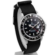 Load image into Gallery viewer, black nato watch strap
