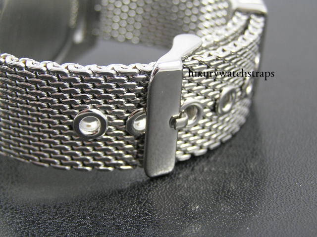 Steel shark mesh bracelet strap for Citizen Watch - LuxuryWatchStraps –