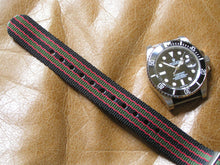 Load image into Gallery viewer, Ultimate Vintage James Bond Dense Twill Weave NATO® Double strap for Rolex Submariner Yacht-Master GMT Daytona 20mm (NO Watch - Strap Only)