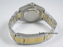 Load image into Gallery viewer, Superb bi- metal, two-tone stainless steel watch strap for Rolex Oyster watch 20mm. NO WATCH