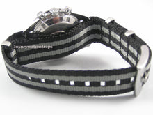 Load image into Gallery viewer, Ultimate James Bond Spectre Dense Twill Weave NATO® strap for Omega Speedmaster Moon Watch 20mm (NO watch. STRAP only)