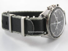 Load image into Gallery viewer, Ultimate James Bond Spectre Dense Twill Weave NATO® strap for Omega Speedmaster Moon Watch 20mm (NO watch. STRAP only)