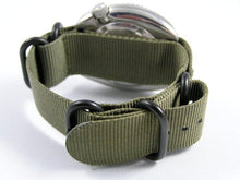 Load image into Gallery viewer, green g10 zulu nylon nato watch strap