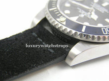 Load image into Gallery viewer, Superb suede leather strap for Rolex Submariner GMT Yacht-Master Sea Dweller Deep Sea watches 20mm