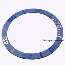 Load image into Gallery viewer, blue ceramic bezel for seiko watch