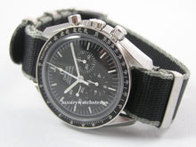 Load image into Gallery viewer, Ultimate James Bond Spectre Dense Twill Weave NATO® strap for Omega Speedmaster Moon Watch 20mm (NO watch. STRAP only)
