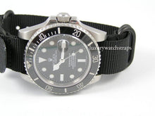 Load image into Gallery viewer, black g10 zulu nylon nato watch strap