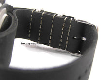 Load image into Gallery viewer, Superb hand made leather black Nato® watch strap for 22mm watch