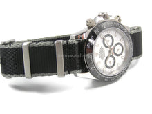 Load image into Gallery viewer, Ultimate Dense Twill Weave NATO® strap for Rolex Daytona Watch 20mm James Bond Spectre Vintage Connery (NO Watch - Strap ONLY)