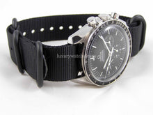 Load image into Gallery viewer, Black Ballistic nylon Zulu G10 Nato® strap