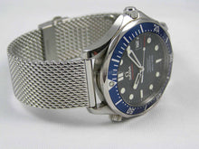 Load image into Gallery viewer, Steel Milanese watch strap for Omega Geneve 18mm