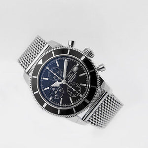 Superior steel Milanese James Bond No Time to Die mesh bracelet strap for Breitling Watches