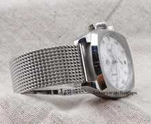 Load image into Gallery viewer, Superior steel Milanese Milanaise mesh bracelet strap for Omega Seamaster Planet Ocean
