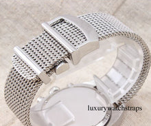 Load image into Gallery viewer, Superior steel Milanese Milanaise mesh bracelet strap for Tag Heuer Watches 20mm 22mm