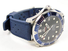 Load image into Gallery viewer, Ultimate High Grade Silicone Blue, Black, Orange Rubber Watch Strap 18mm 20mm 22mm