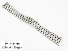Load image into Gallery viewer, Solid stainless steel President Bracelet for Longines 20mm & 22mm watches