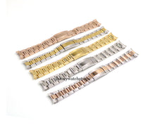 Load image into Gallery viewer, Superb quality stainless steel watch strap bracelet for Rolex Datejust Models Watch Watches 20mm. High quality clasp.
