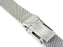 Load image into Gallery viewer, Ultimate Stainless Steel Mesh Watch Band 22mm - fits all 22mm watches. Staib alternative.
