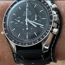 Load image into Gallery viewer, Handmade leather bund strap for Omega Speedmaster