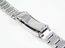 Load image into Gallery viewer, Oyster Strap for Seiko Alpinist Watches Solid Stainless Steel Links. Fold Over Clasp. 20mm
