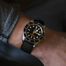 Load image into Gallery viewer, Ultimate high grade silicone blue, black, orange rubber watch strap for Omega Seamaster Planet Ocean Watch 20mm 22mm