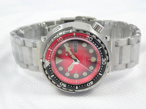 Brand New Sterile Dial Tuna Can Watch with Seiko NH35 Automatic Movement C3 Lume
