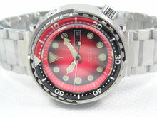 Load image into Gallery viewer, Brand New Sterile Dial Tuna Can Watch with Seiko NH35 Automatic Movement C3 Lume

