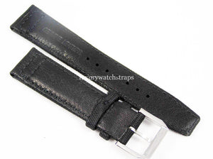 Stunning handmade fabric and leather strap for IWC watch