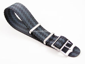 grey black watch strap