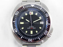 Load image into Gallery viewer, Stunning Captain Willard &quot;Apocalypse Now&quot; Vietnam Era Seiko 6105 HOMAGE watch. NH35 Movement. Stainless Steel Bracelet.
