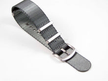 Load image into Gallery viewer, Ultimate Dense Twill™ NATO® strap for Omega Planet Ocean Watch 22mm Grey
