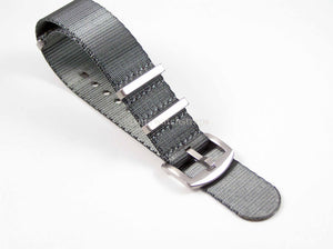 Ultimate Dense Twill™ NATO® strap for Omega Planet Ocean Watch 22mm Grey
