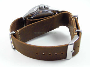 Leather NATO® watch strap for Citizen Watch