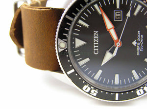 Leather NATO® watch strap for Citizen Watch